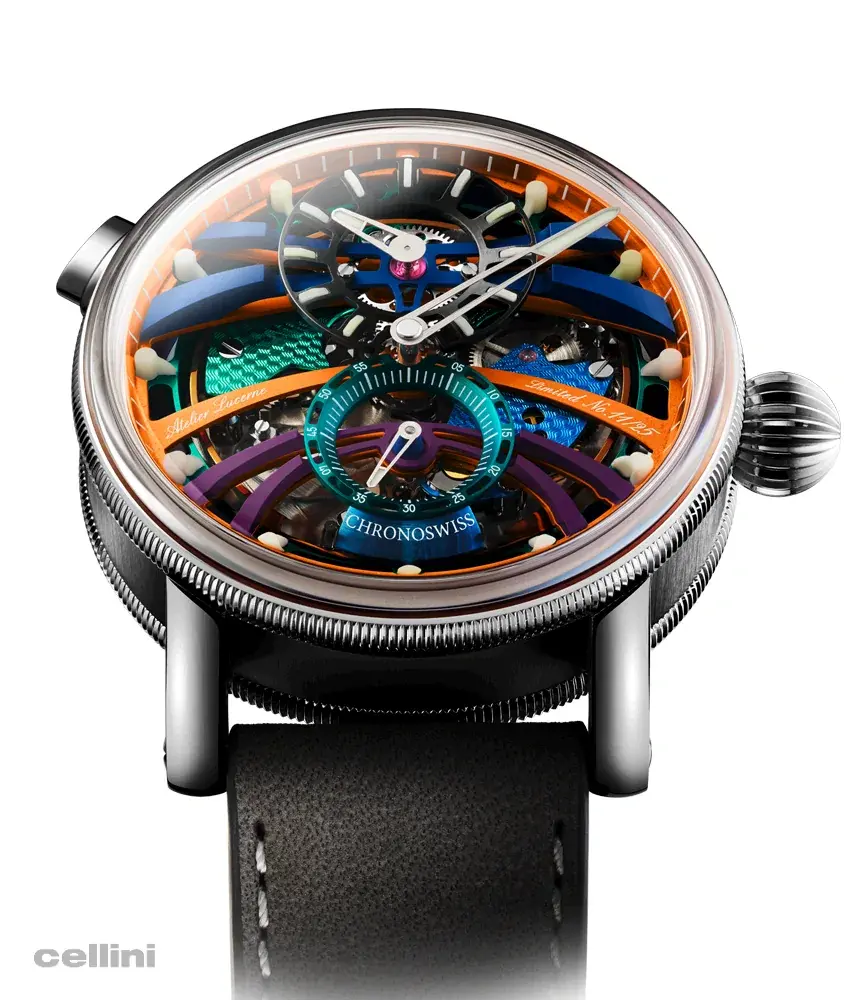 Cellini Q-Repeater Scream – 42mm Auto Titanium