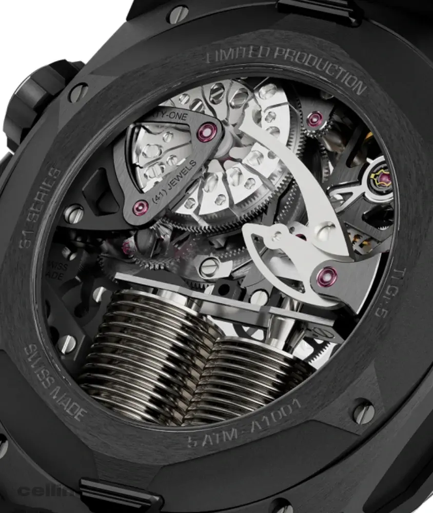 Cellini S1 Titanium DLC Blue – 45mm Manual Titanium