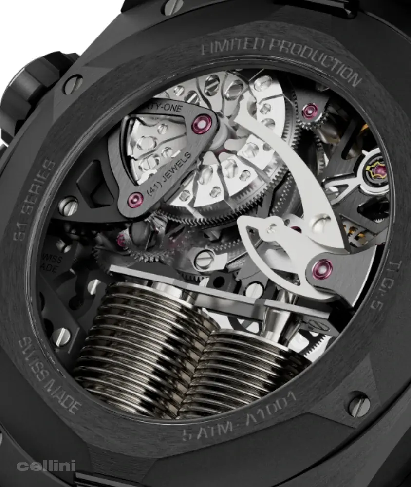Cellini S1 Titanium DLC Green – 45mm Manual Titanium