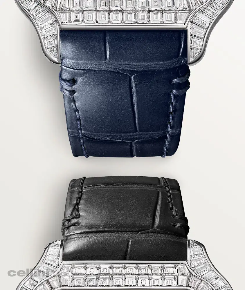 Cellini Santos De Cartier Large Baguette Diamonds