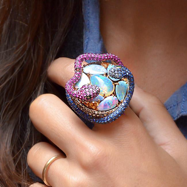 Cellini Stacking Snake Ring