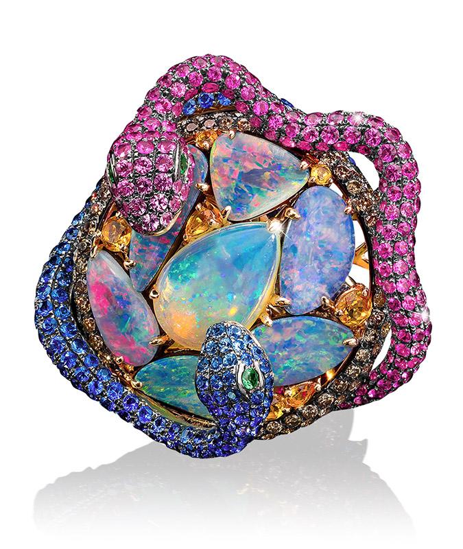 cellini Stacking Snake Ring