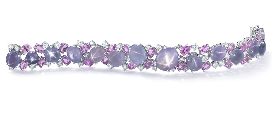 cellini Star Sapphire and Diamond Bracelet