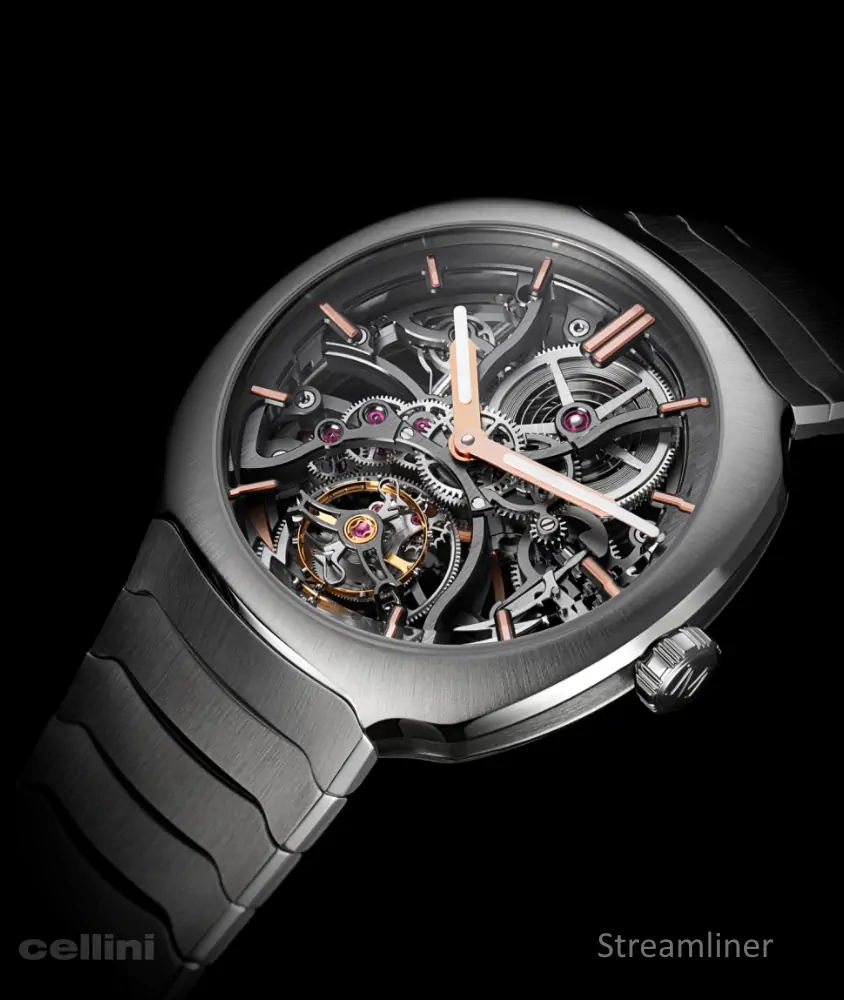 Cellini Streamliner Tourbillon Skeleton