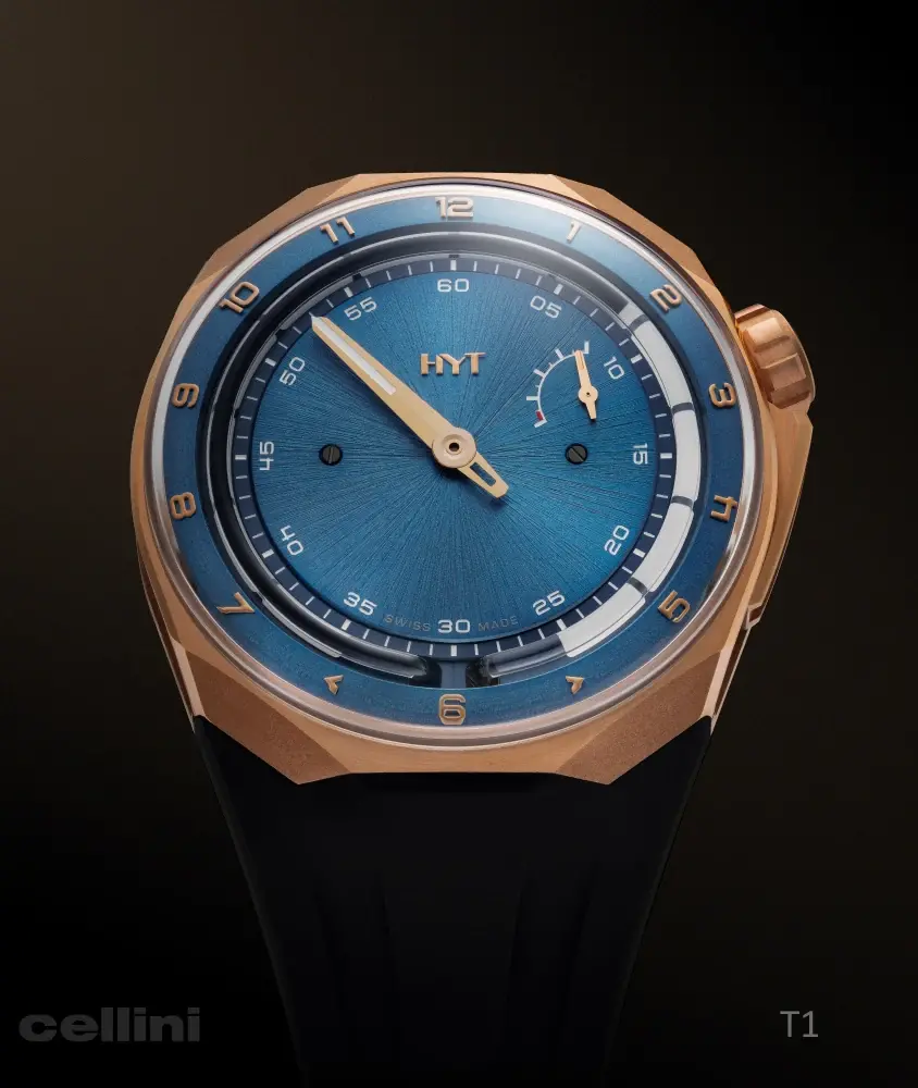 Cellini T1 Rose Gold Titanium – Deep Blue