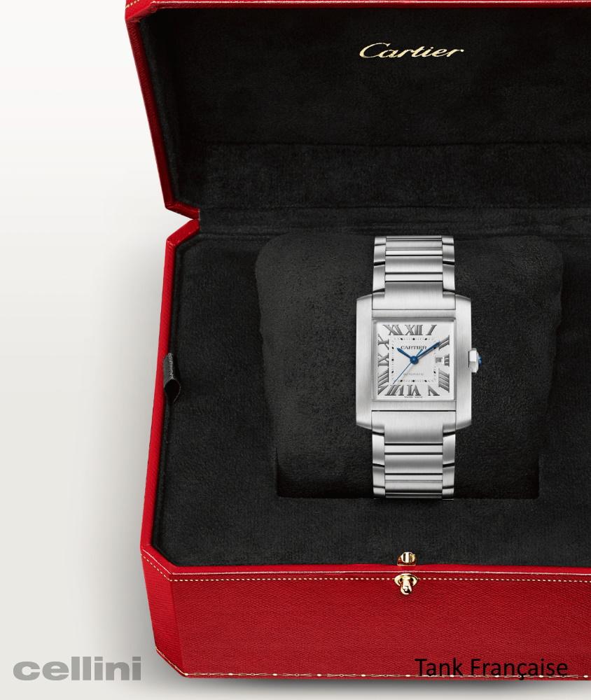 Cellini Tank Française – Large Steel