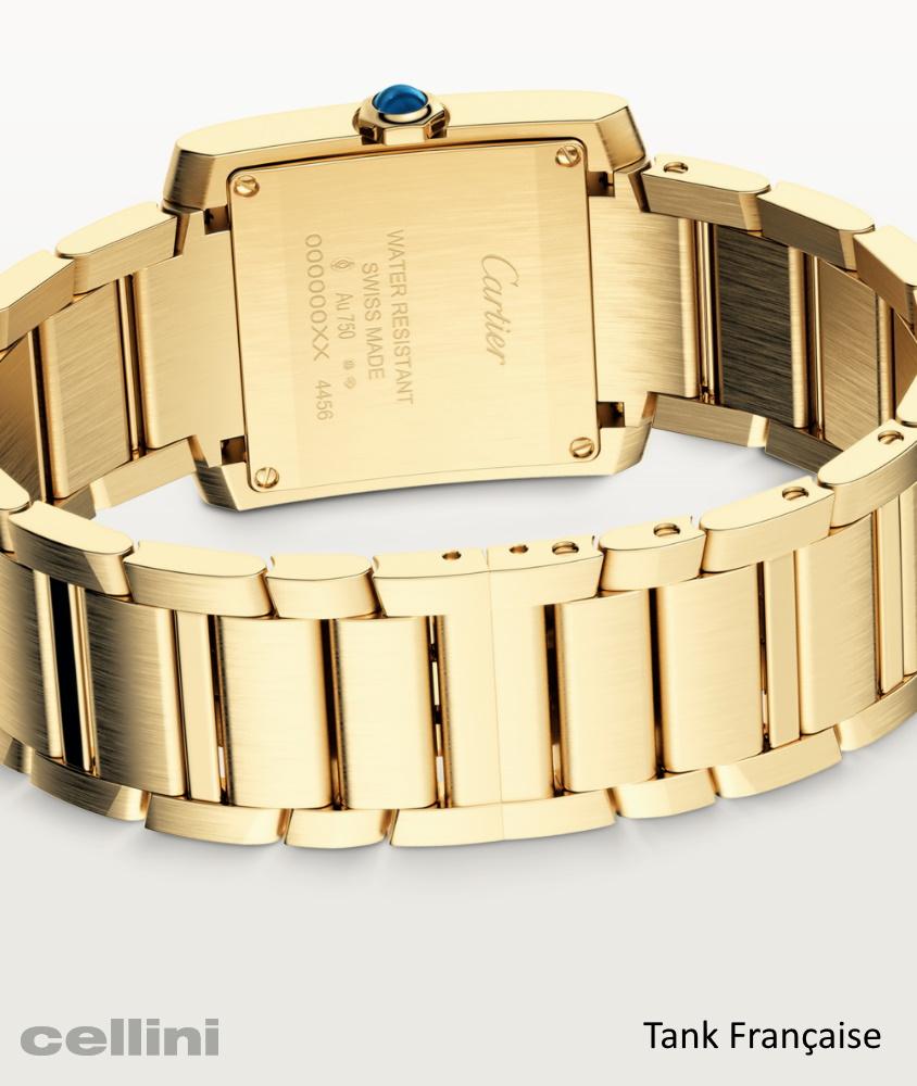 Cellini Tank Française – Medium Gold