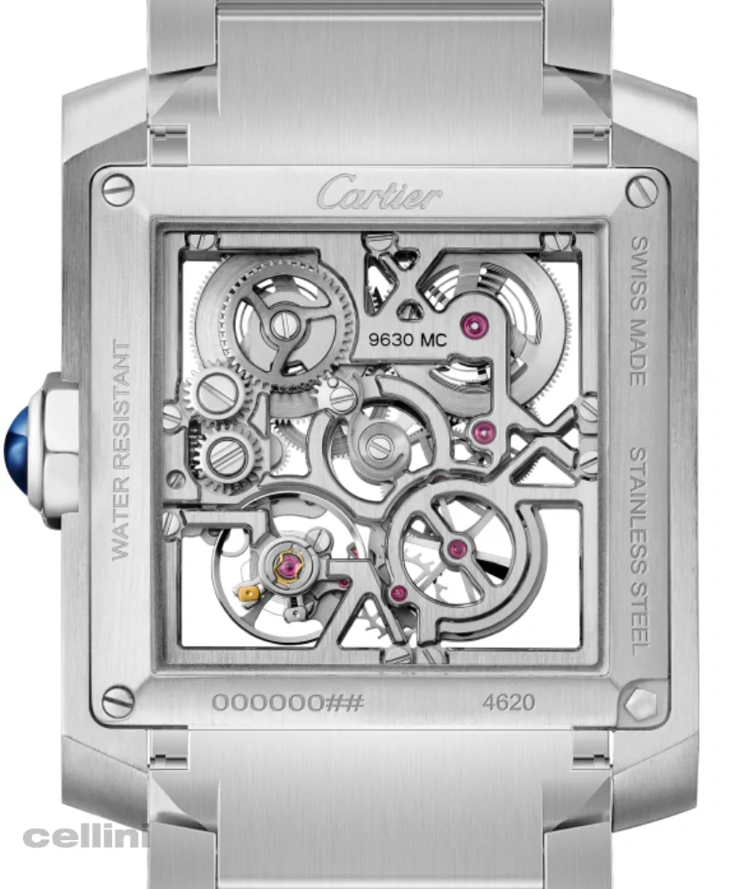 Cellini Tank Française Skelton Watch