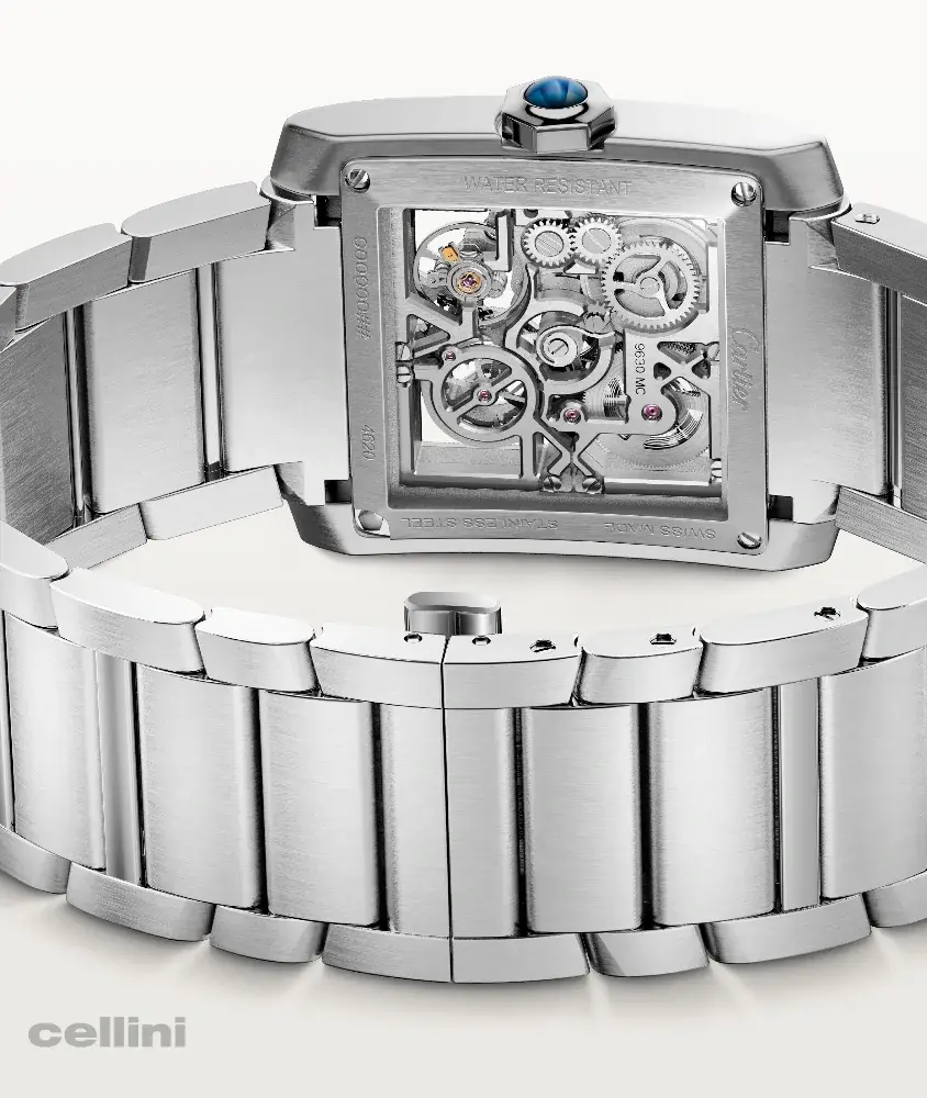 Cellini Tank Française Skelton Watch