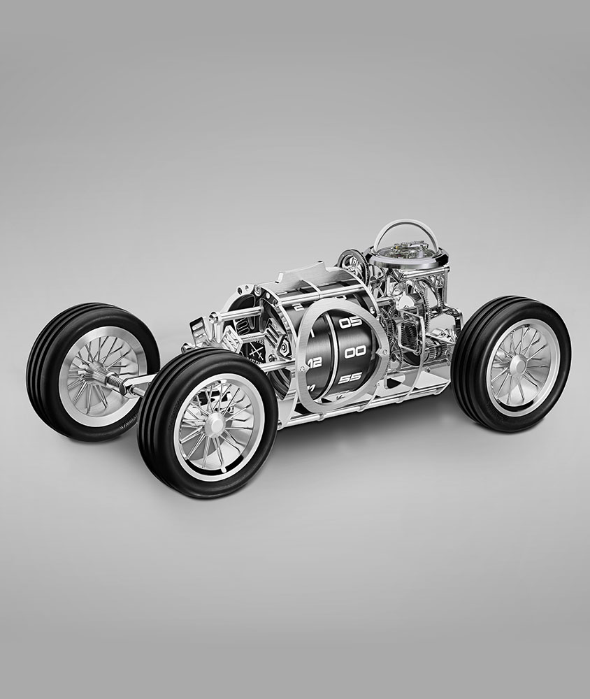 cellini Time Fast D8 White with Blue Stripes