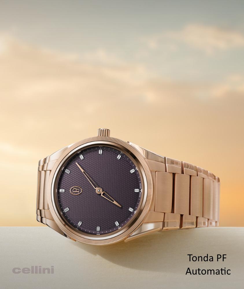 Cellini Tonda PF Automatic Rose Gold Deep Ruby