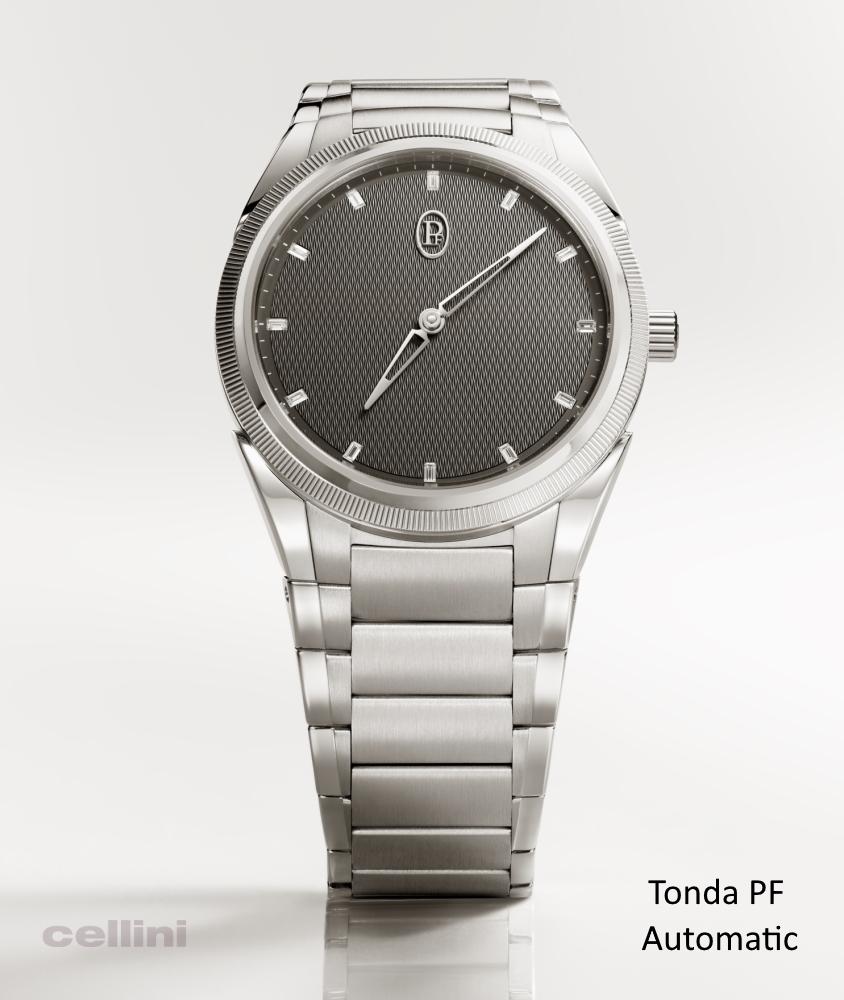 Cellini Tonda PF Automatic Steel Warm Grey