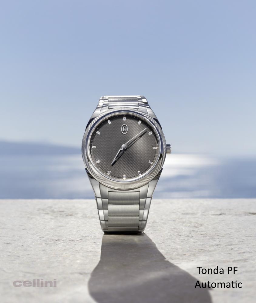 Cellini Tonda PF Automatic Steel Warm Grey