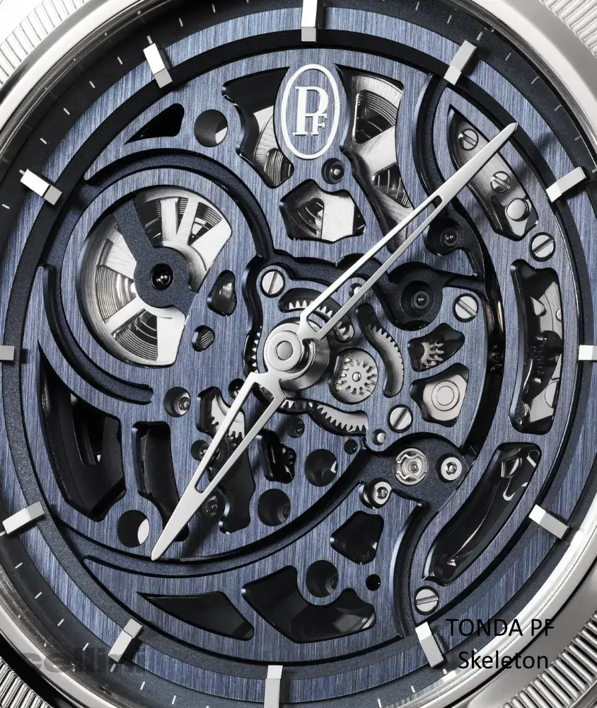 cellini Tonda PF Skeleton Platinum Blue