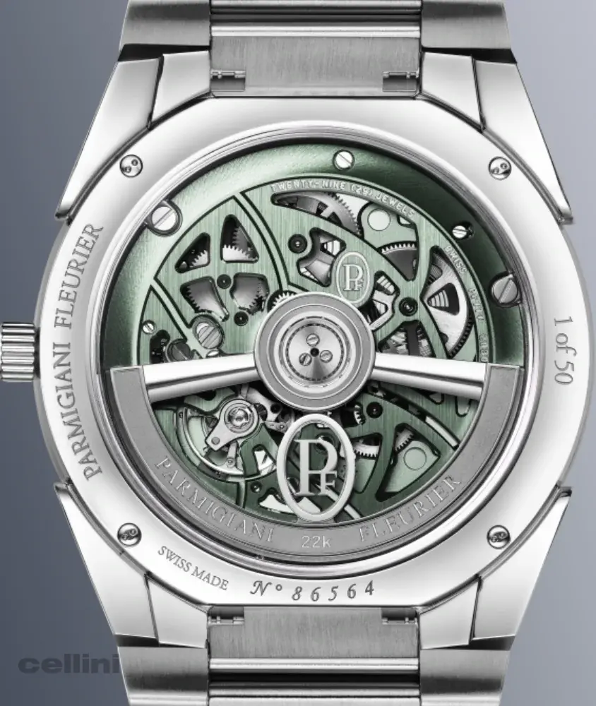 Cellini Tonda PF Skeleton Slate Green