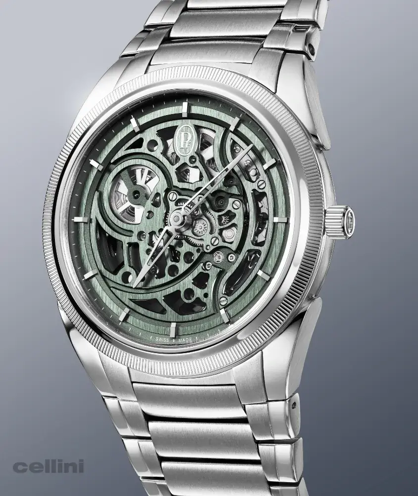Cellini Tonda PF Skeleton Slate Green
