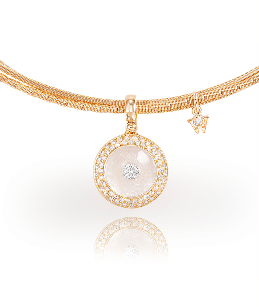 Cellini You Are Perfect Mother-of-Pearl Amulet