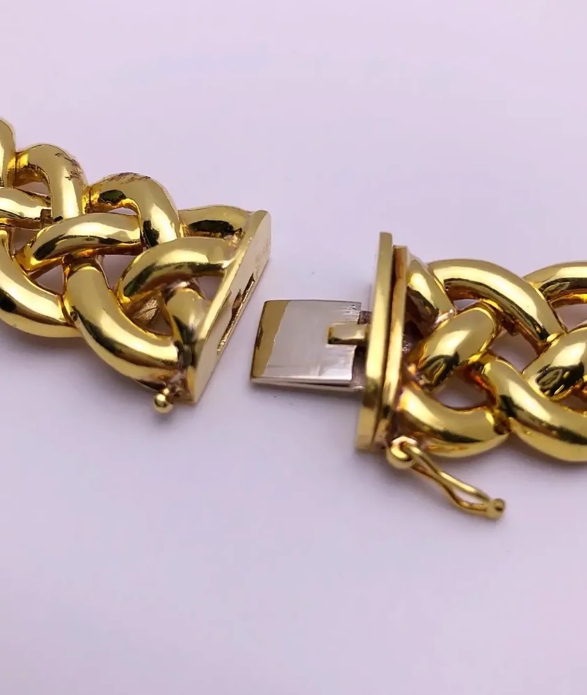 Cellini Diamond Yellow Gold Braided Collar Necklace