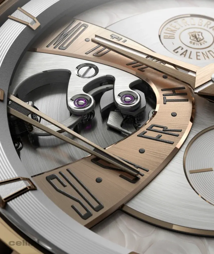 Cellini Excalibur BiRetrograde Calendar – 40mm Auto Gold