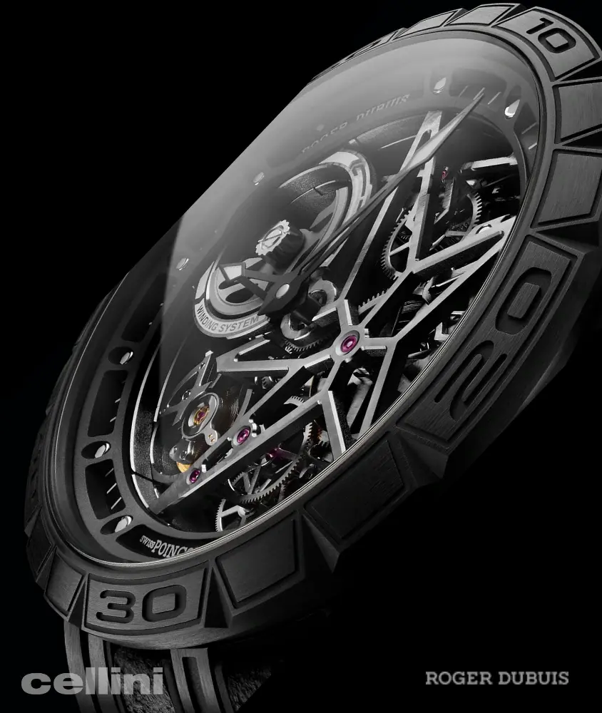 Cellini Excalibur Spider Pirelli Black DLC Titanium