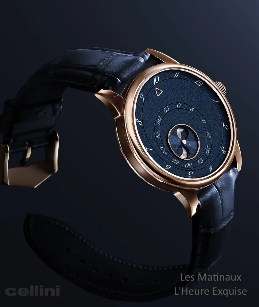 Cellini Les Matinaux L’Heure Exquise – Blue Rose Gold
