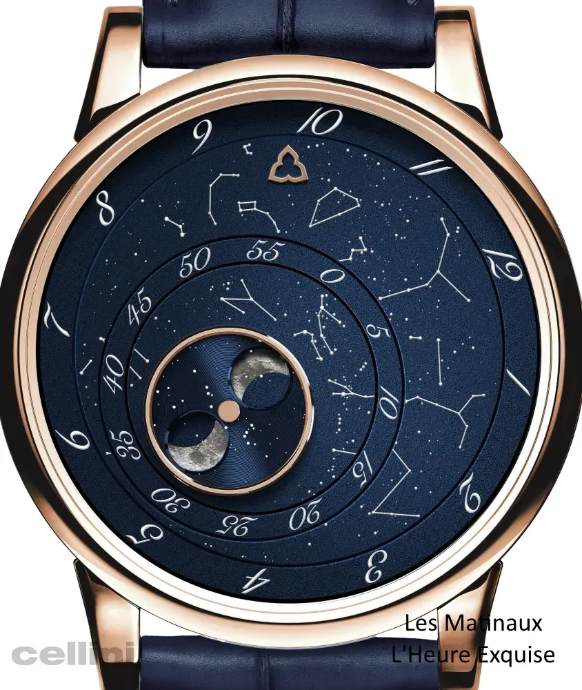 cellini Les Matinaux L’Heure Exquise – Secret Blue Rose Gold