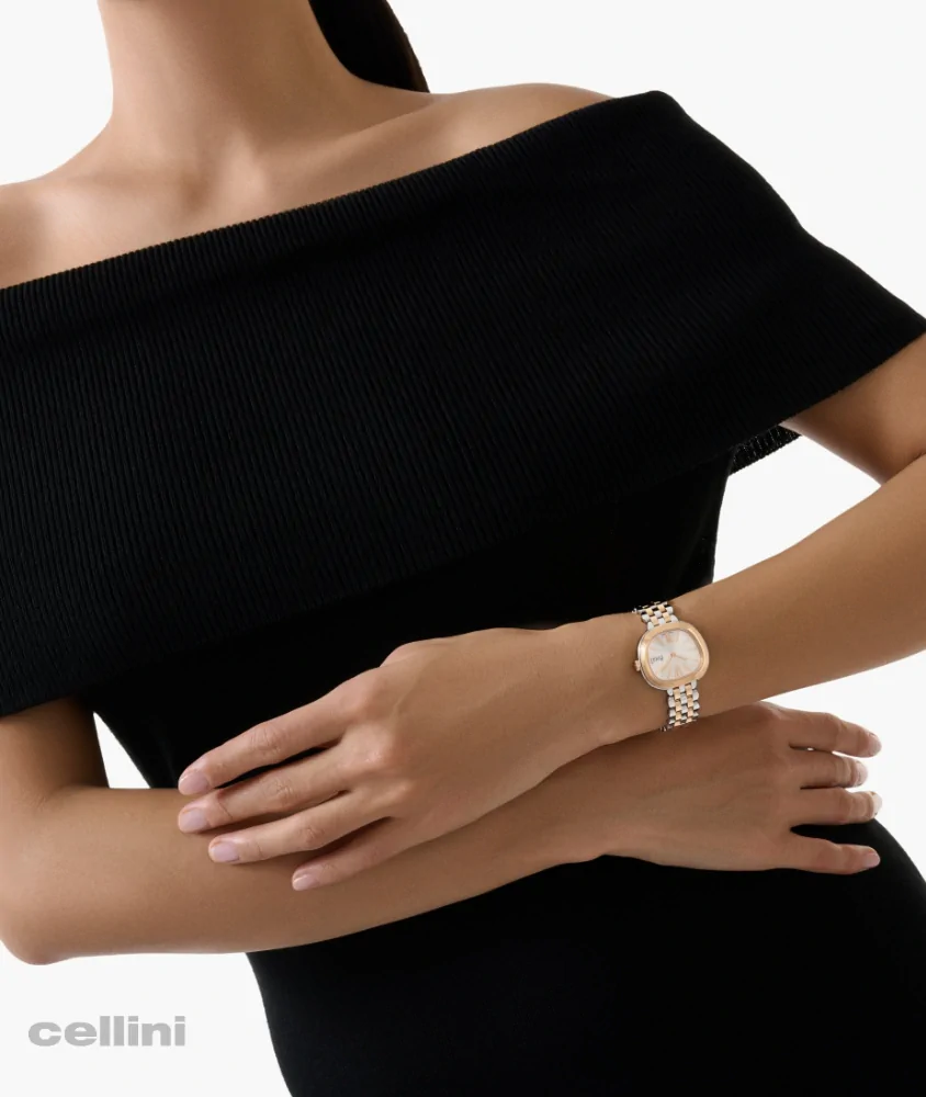 Cellini Piaget Sixtie Steel And Rose – 29mm Quartz Gold Steel