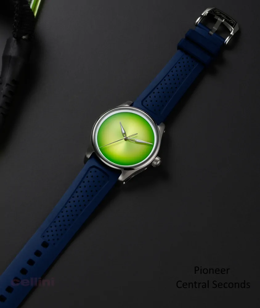 Cellini Pioneer Centre Seconds Concept Citrus Green
