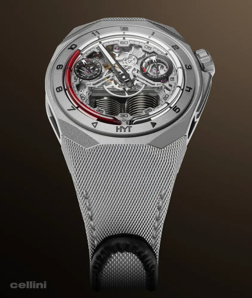 Cellini S1 Beadblasted Titanium Red- 45mm Manual Titanium