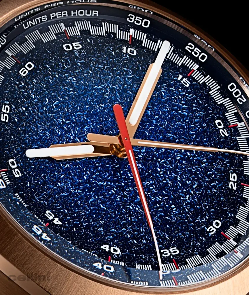 cellini Streamliner Flyback Chronograph Automatic Matrix Blue fumé