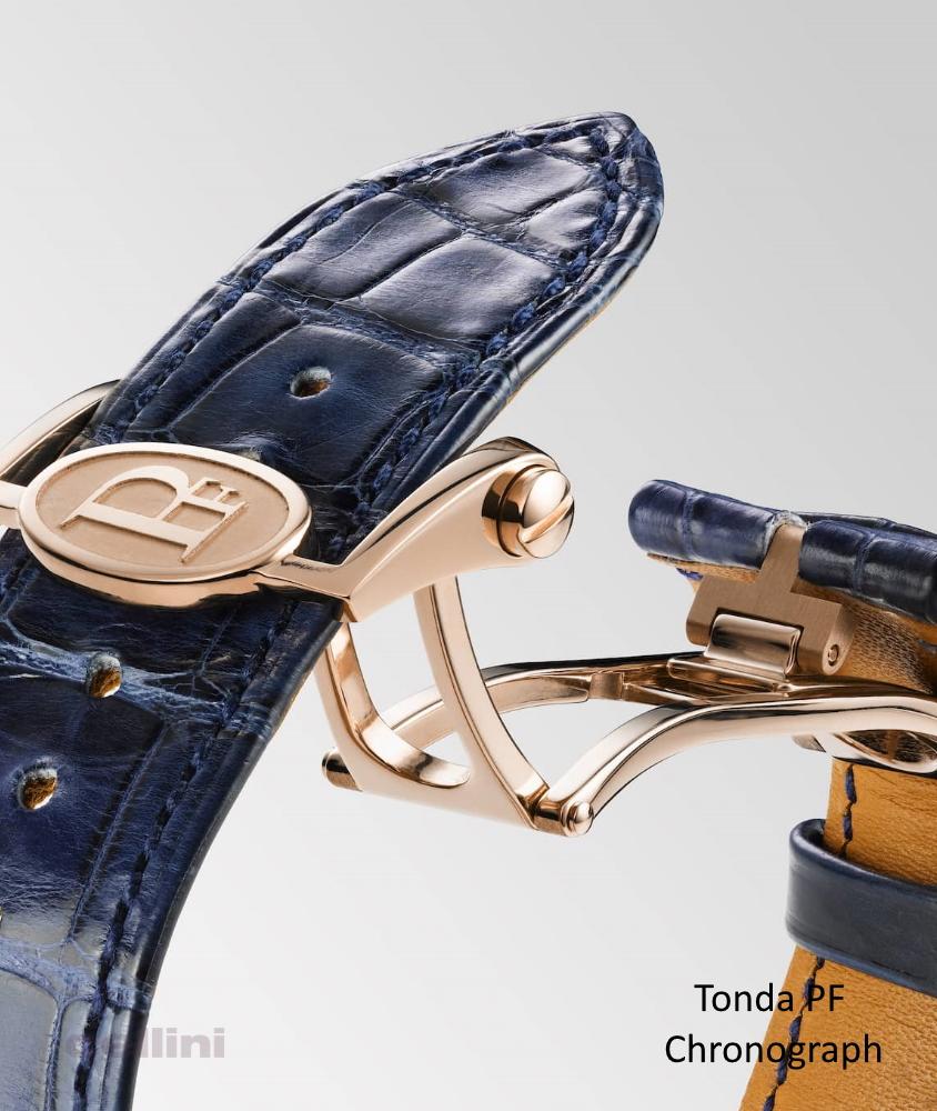 Cellini Tonda PF Chronograph Rose Gold Milan Blue Dial