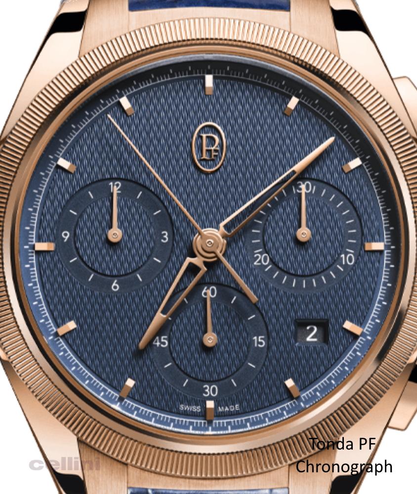 cellini Tonda PF Chronograph Rose Gold Milan Blue dial