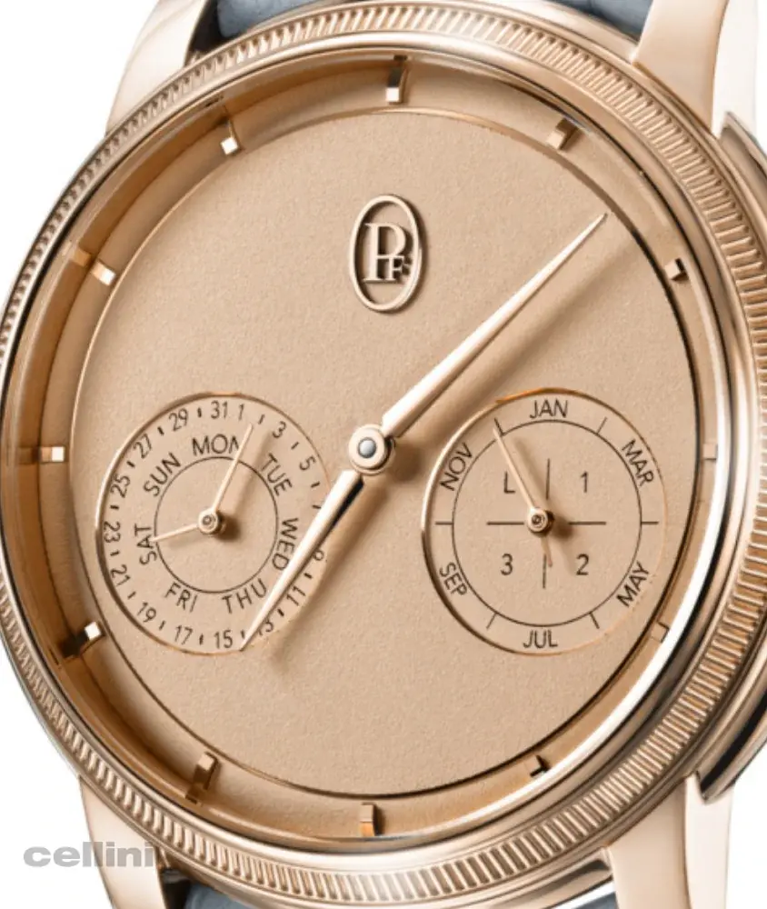 cellini Toric Quantieme Perpetual Golden Hour – 40.6mm Manual Gold