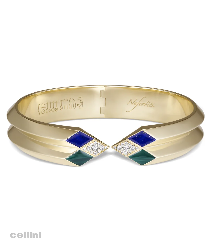 Cellini Yellow Gold Awaken Double Ribbed Cuff Bracelet