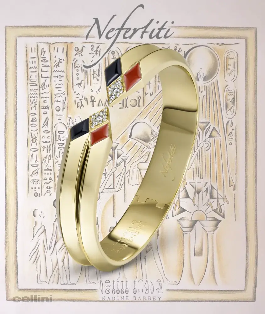 Cellini Yellow Gold Awaken Double Ribbed Cuff Bracelet