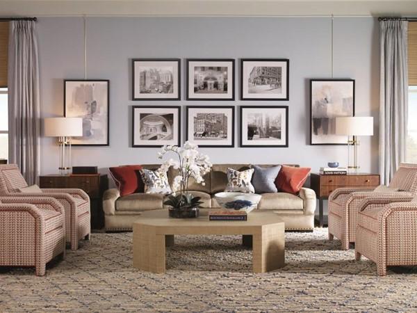 Century 22-2141-1-BB - Benjamin Large Sofa W/Back Border