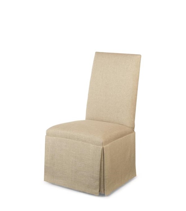 century 3370-1C - Hollister Strght Back/Strght Top Chair W/Casters