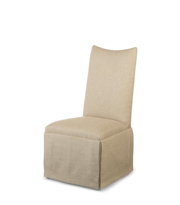 century 3370-2C - Hollister Stght Back/Scoop Top Chair W/Casters
