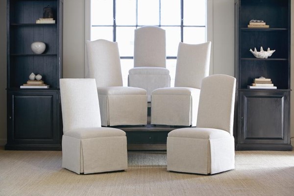 Century 3370-3 - Hollister Strght Back/Camelback Top Chair