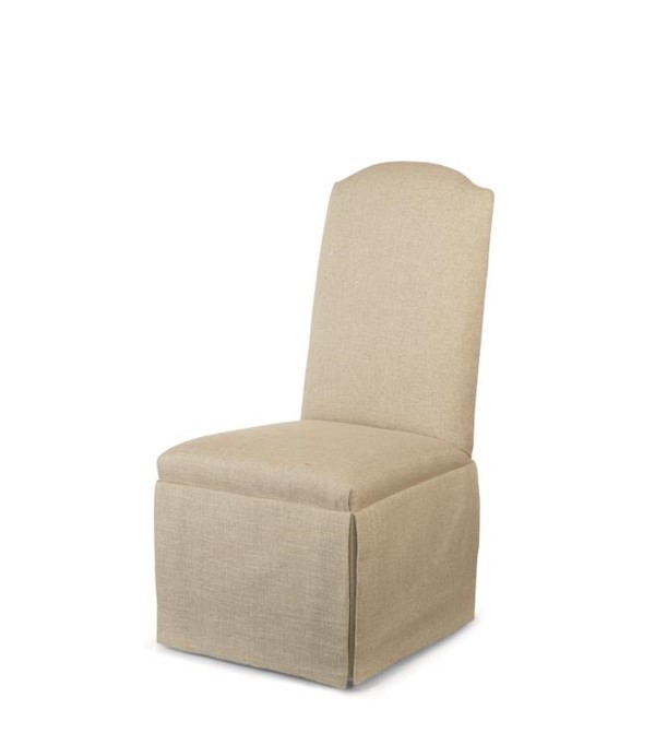 Century 3370-4C - Hollister Strght Back/Arch Top Chair W/Casters