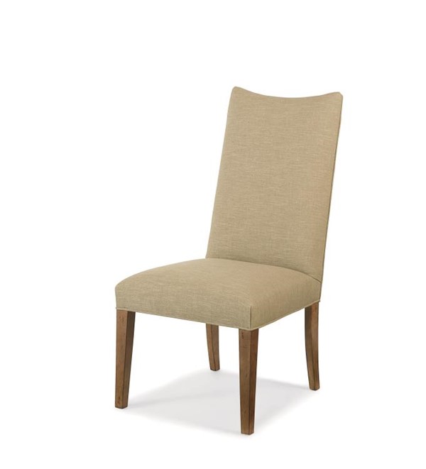 century 3372-2 - Hollister Straight Back-Exposed Wood W/Scoop Top
