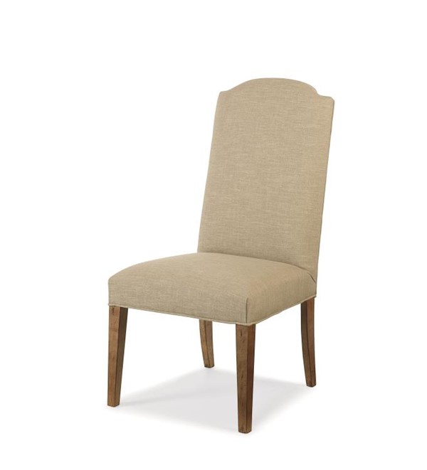 century 3372-4 - Hollister Straight Back- Exposed Wood W/Arch Top