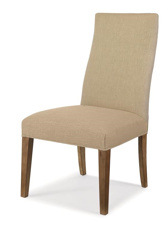 century 3373-1 - Chandler Curved Back- Exposed Wood W/Straight Top