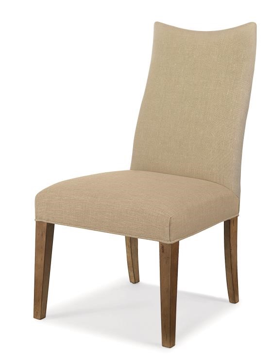 century 3373-2 - Chandler Curved Back-Exposed Wood W/Scoop Top