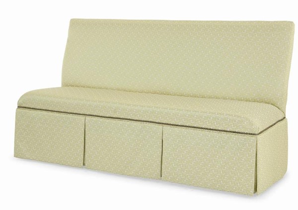 Century 3380-4-SK - Layla 72" To 84" Skirted Armless Banquette