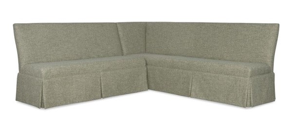 Century 3381-4-SK - Layla 81" To 96" Skirted Laf Corner Banquette