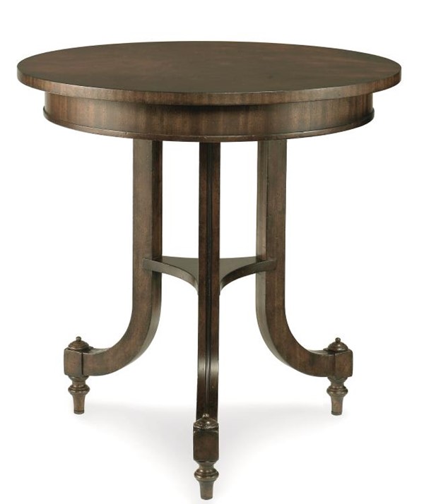 century 36H-621 - Chelsea Club Swan Walk Lamp Table - Cognac