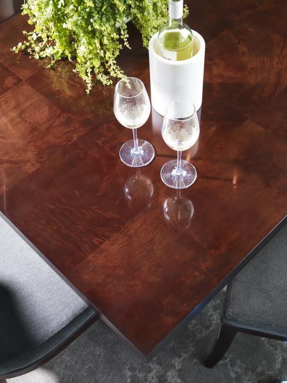 Century 559-303-A - Omni Large Rectangular Dining Table W/Acrylic Legs (Cluster Maple)