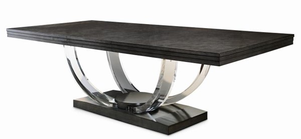 century 559-303-A - Omni Large Rectangular Dining Table W/Acrylic Legs (Cluster Maple)