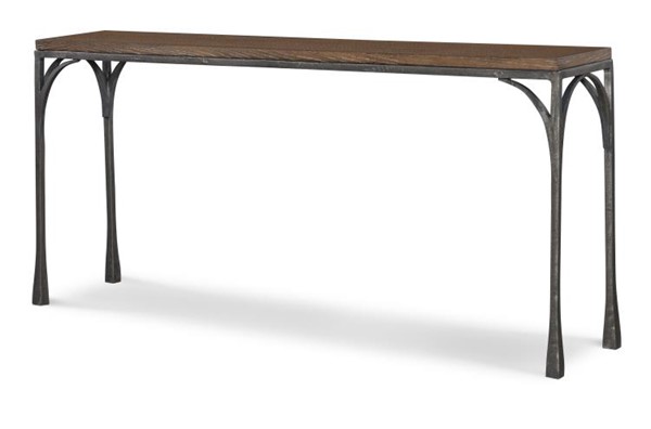 century 70A-726-V1 - Mesa Flat Iron Console Table - Napa Cerused